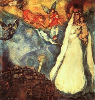 Marc Chagall : Madonna of the Village